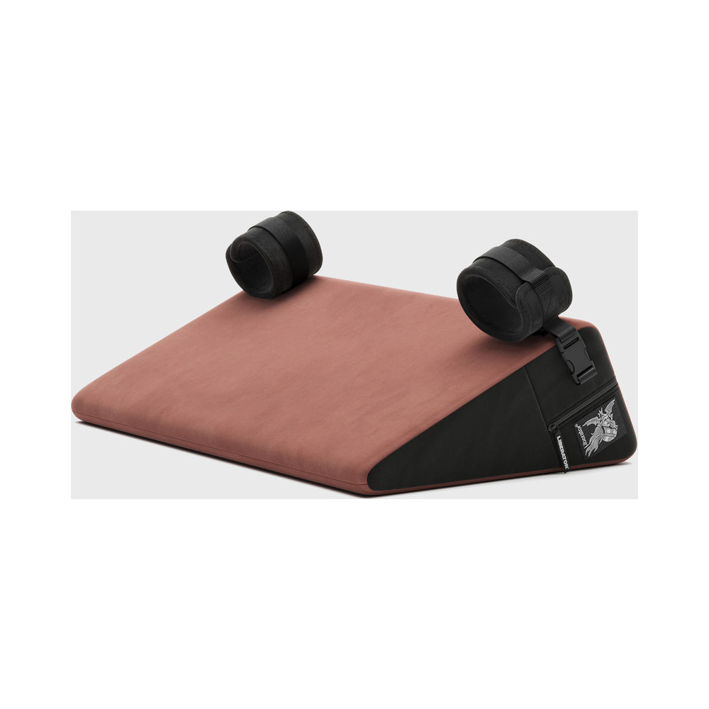 Liberator Black Label Wedge 24 in. Bondage Position Pillow with Cuffs